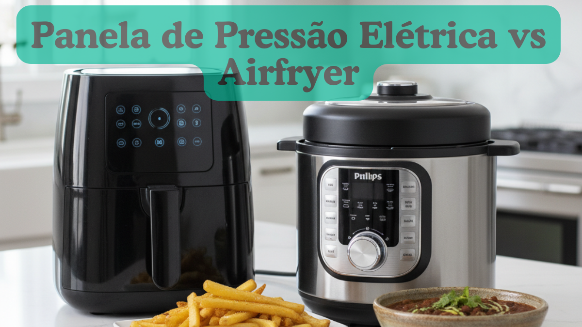 Panela de Pressão Elétrica vs Airfryer