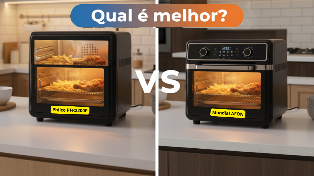 Air Fryer Oven Mondial AFON-12L-BI vs Philco PFR2200P