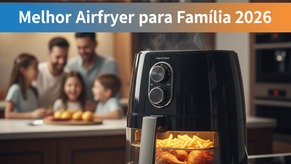 melhor airfryer para família 2026