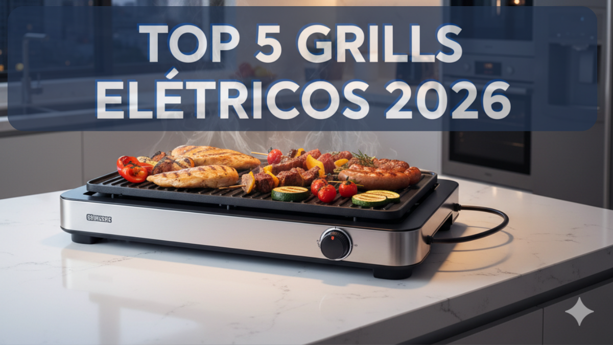 melhor grill elétrico 2026
