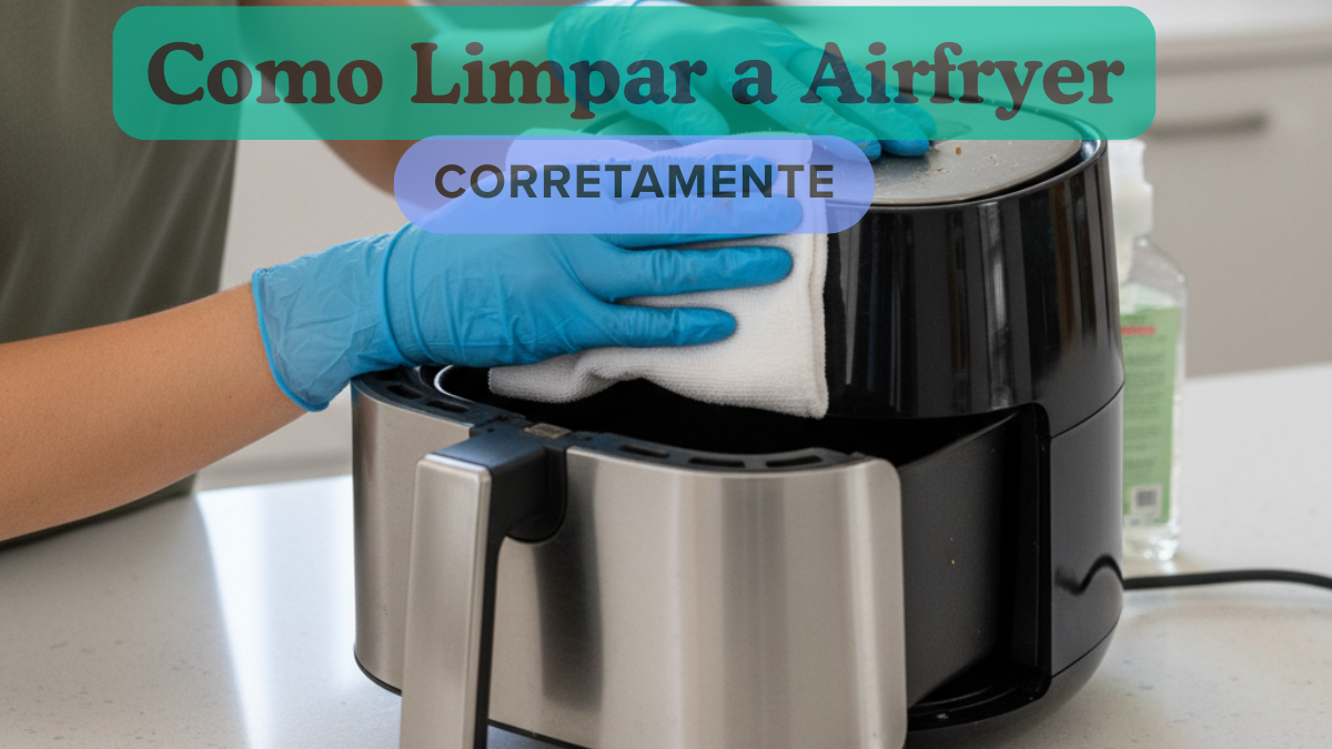 Como limpar a airfryer corretamente